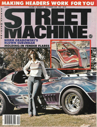 STREET MACHINE 1978 SEPT - GRABOWSKI'S BLOWN SUBURBAN, MOLDING FENDER FLARES